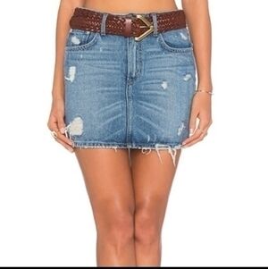 NWT Tularosa Aubrey denim mini skirt